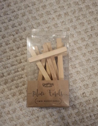 Mini beige wooden easels - 3,