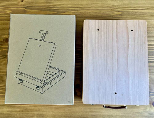 New box portable table - portable, top