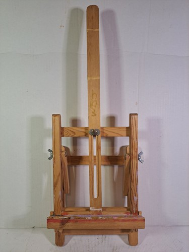Wood tabletop display easel - tabletop,