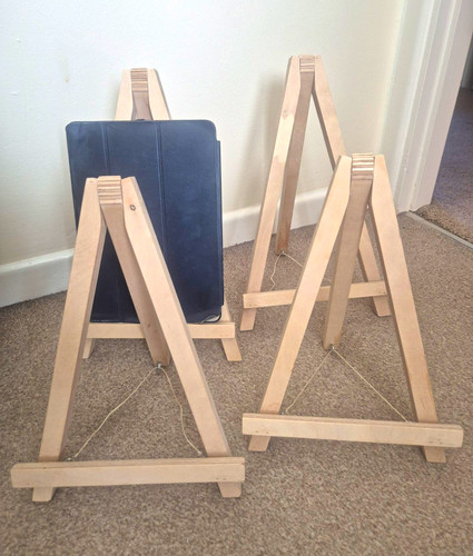 Wooden frame table top easel - table-top,