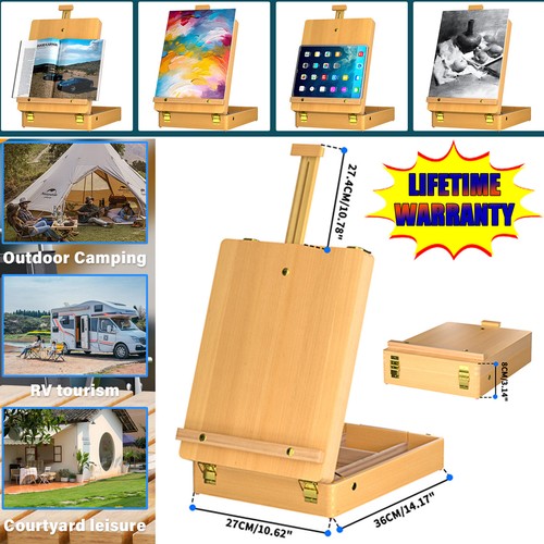 Portable wooden drawers - wooden, artist