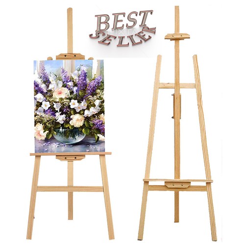 Studio easel wooden frame - easel,
